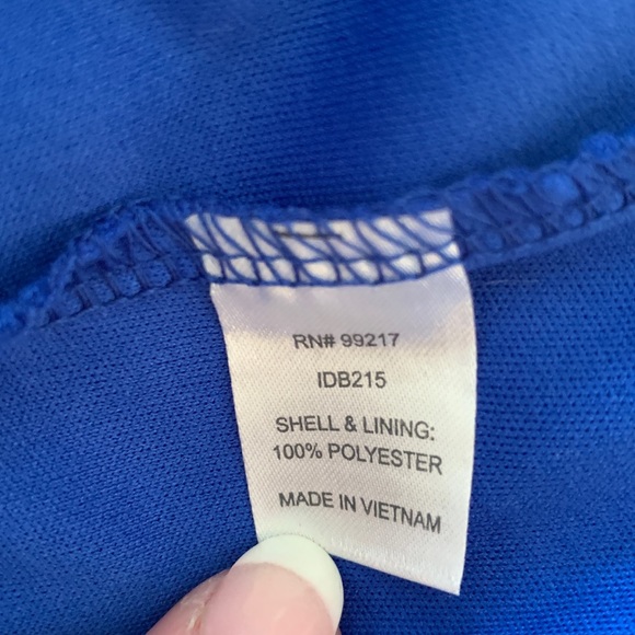 👗💙💐 Beautiful Blue Floral Print Dress 💐💙👗 - Picture 11 of 11